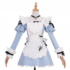 Final Fantasy XIV Blue Suit FF14 Cosplay Costume Women Dress Halloween Outfits