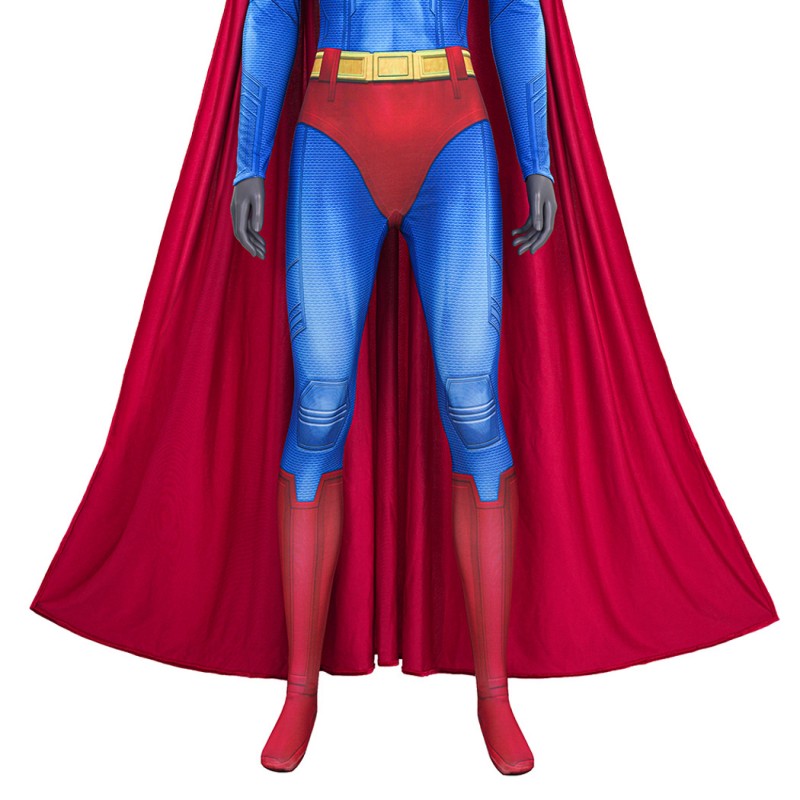 Kara Zor-El Jumpsuit Women Halloween Cosplay Costume Printed Suit