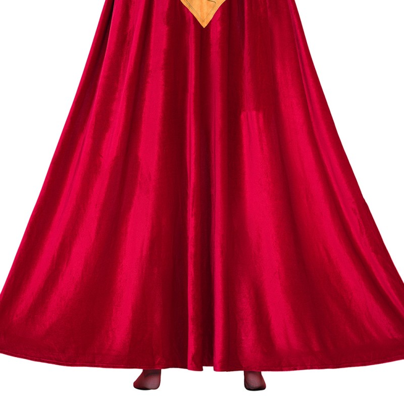 Kara Zor-El Jumpsuit Women Halloween Cosplay Costume Printed Suit