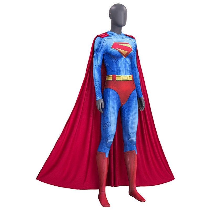 Kara Zor-El Jumpsuit Women Halloween Cosplay Costume Printed Suit