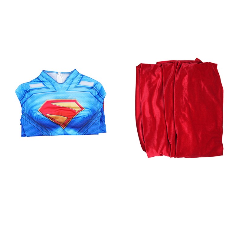 Kara Zor-El Jumpsuit Women Halloween Cosplay Costume Printed Suit