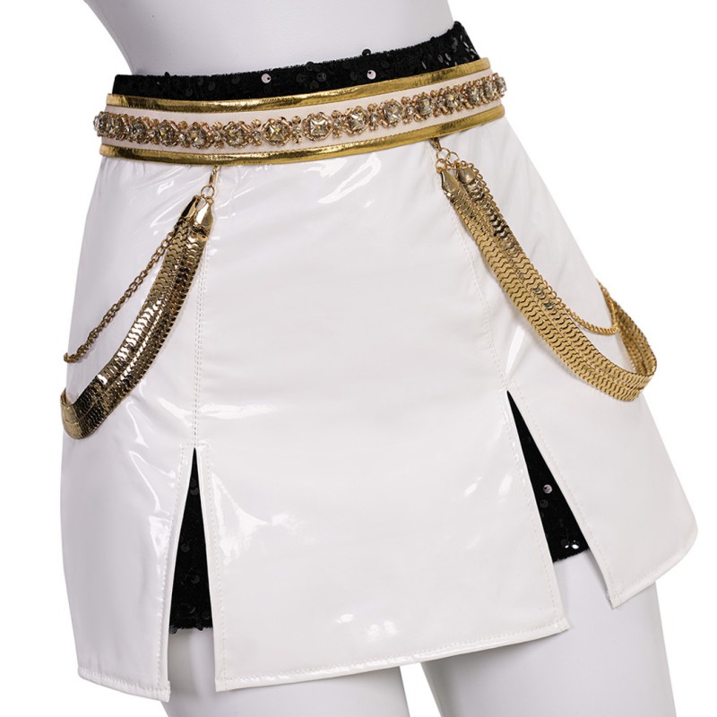 Zoey Cosplay Costume KPop Demon Hunters Halloween Suit Women Golden Outfits