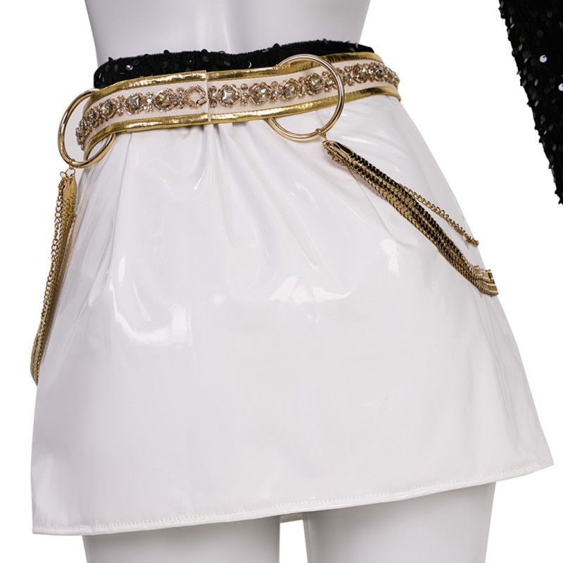 Zoey Cosplay Costume KPop Demon Hunters Halloween Suit Women Golden Outfits