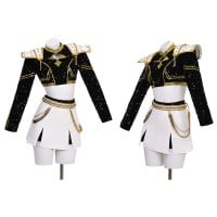 Zoey Cosplay Costume KPop Demon Hunters Halloween Suit Women Golden Outfits