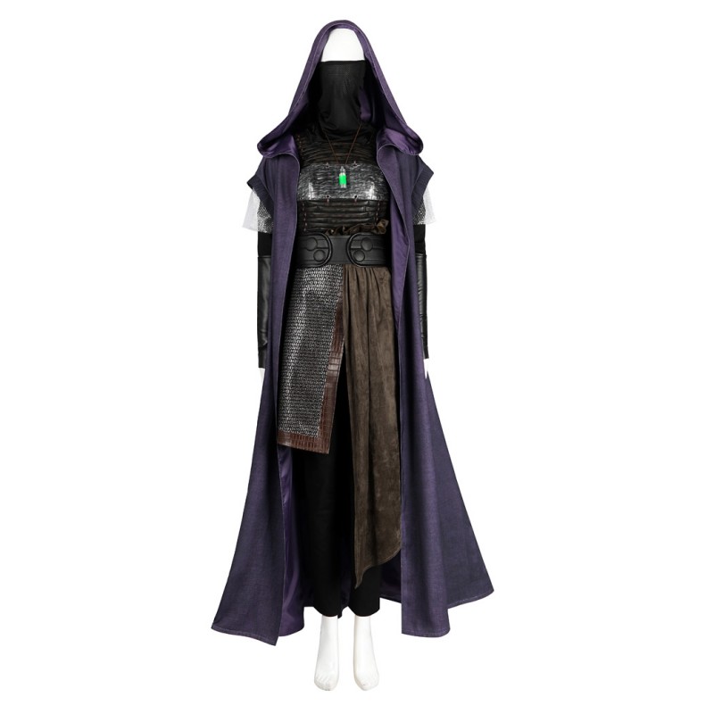 The Acolyte Mae Aniseya Costume Star Wars Cosplay Suit with Cloak