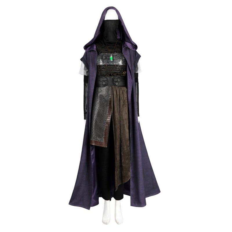 The Acolyte Mae Aniseya Costume Star Wars Cosplay Suit with Cloak
