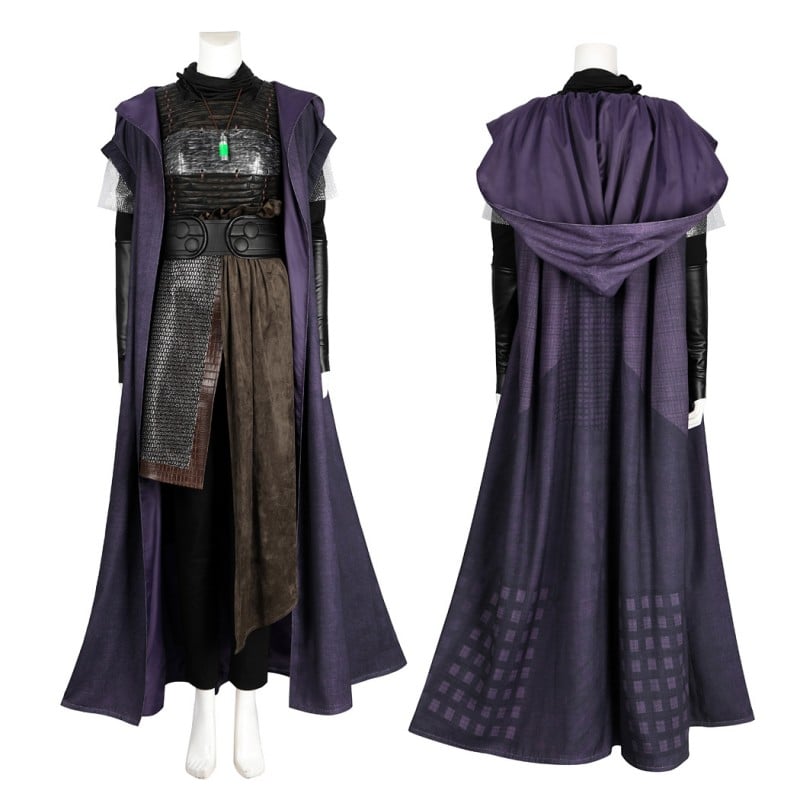 The Acolyte Mae Aniseya Costume Star Wars Cosplay Suit with Cloak