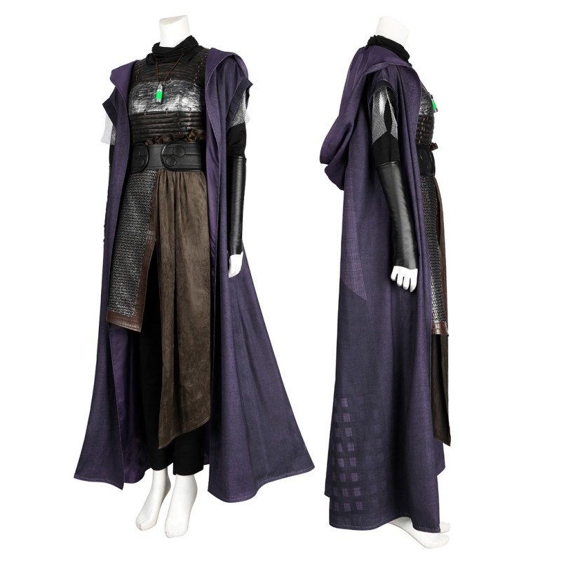 The Acolyte Mae Aniseya Costume Star Wars Cosplay Suit with Cloak