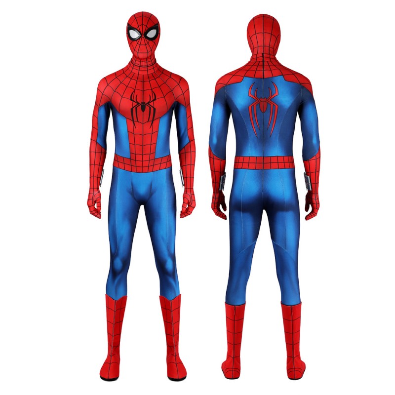 Spider-Man 4 Brand New Day Costume Peter Parker Halloween Cosplay Suit