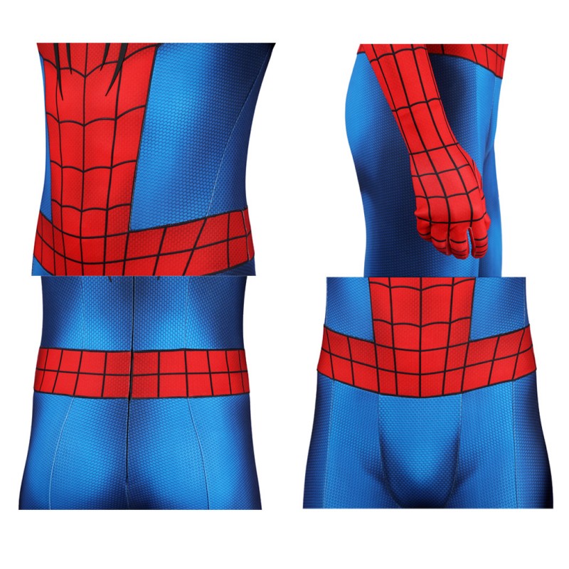 Spider-Man 4 Brand New Day Costume Peter Parker Halloween Cosplay Suit