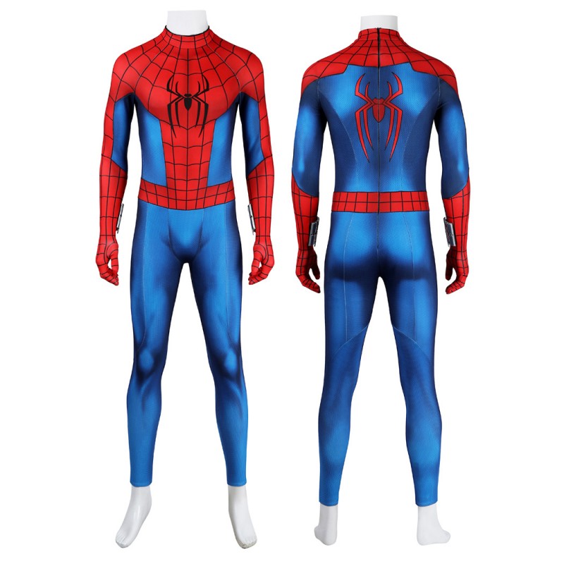 Spider-Man 4 Brand New Day Costume Peter Parker Halloween Cosplay Suit