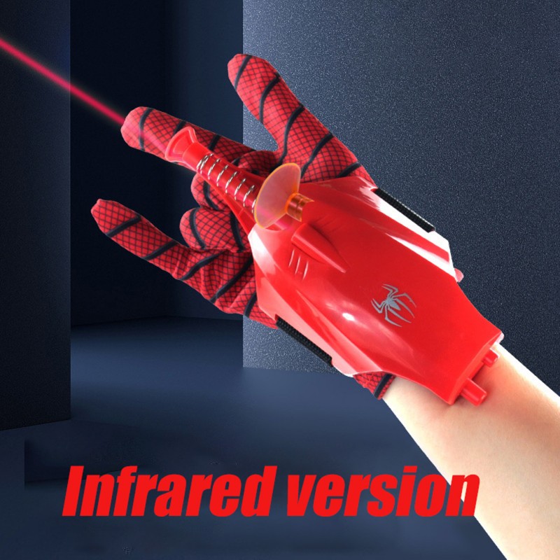 Spider-Man Spider Silk Electric Emitter with Gloves Spider Infrared Emitter Accessories