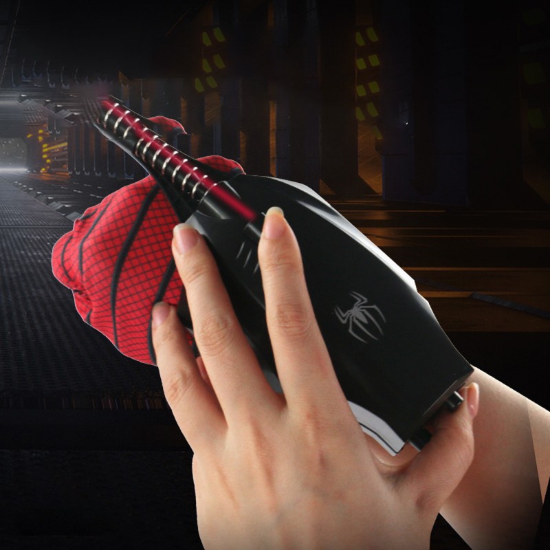 Spider-Man Spider Silk Electric Emitter with Gloves Spider Infrared Emitter Accessories