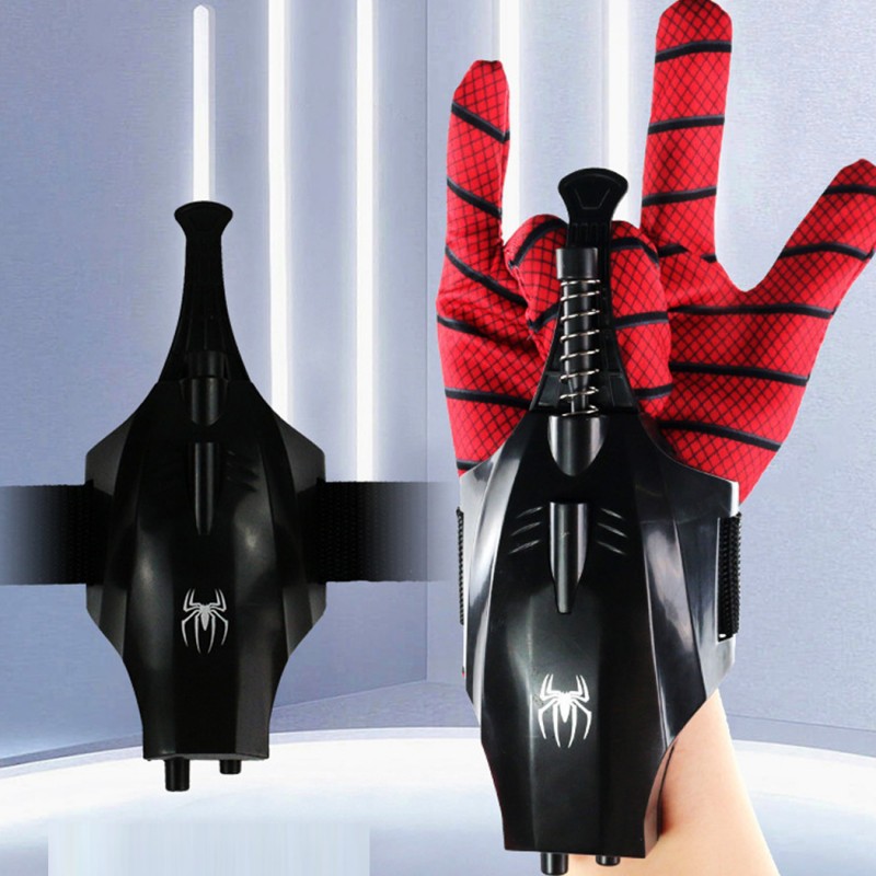 Spider-Man Spider Silk Electric Emitter with Gloves Spider Infrared Emitter Accessories