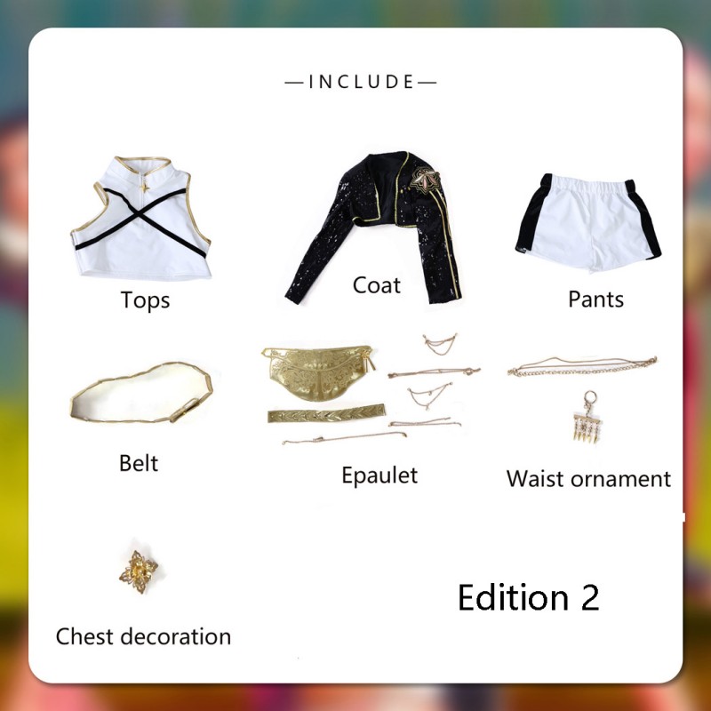 Kids Kpop Mira Rumi and Zoey Cosplay Costume Girls Black Golden Halloween Suit