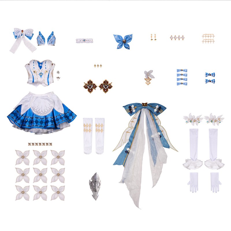 Naraka Bladepoint Tessa Cosplay Dress Game Women Suit