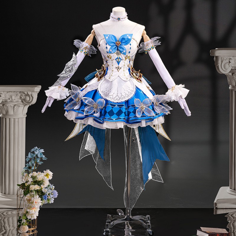 Naraka Bladepoint Tessa Cosplay Dress Game Women Suit