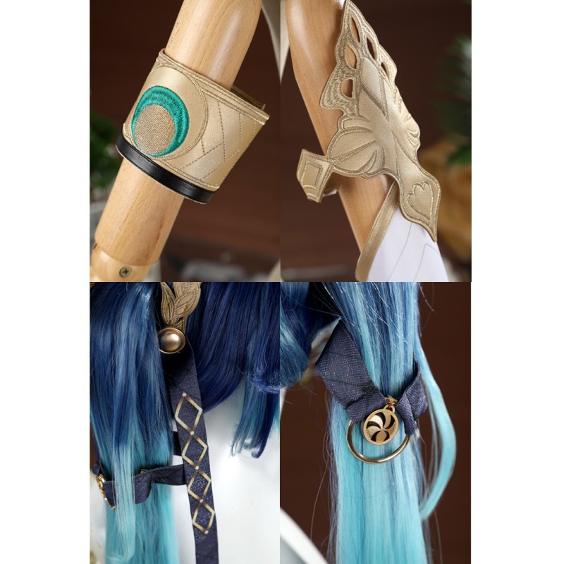 Wuthering Waves Iuno Cosplay Costume Game Women Halloween Suit Dress