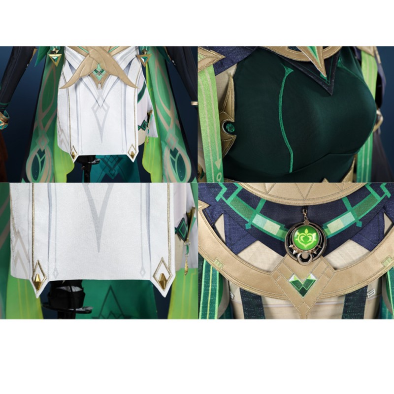 Genshin Impact Nefer Costume Game Cosplay Suit Women Halloween Outfit