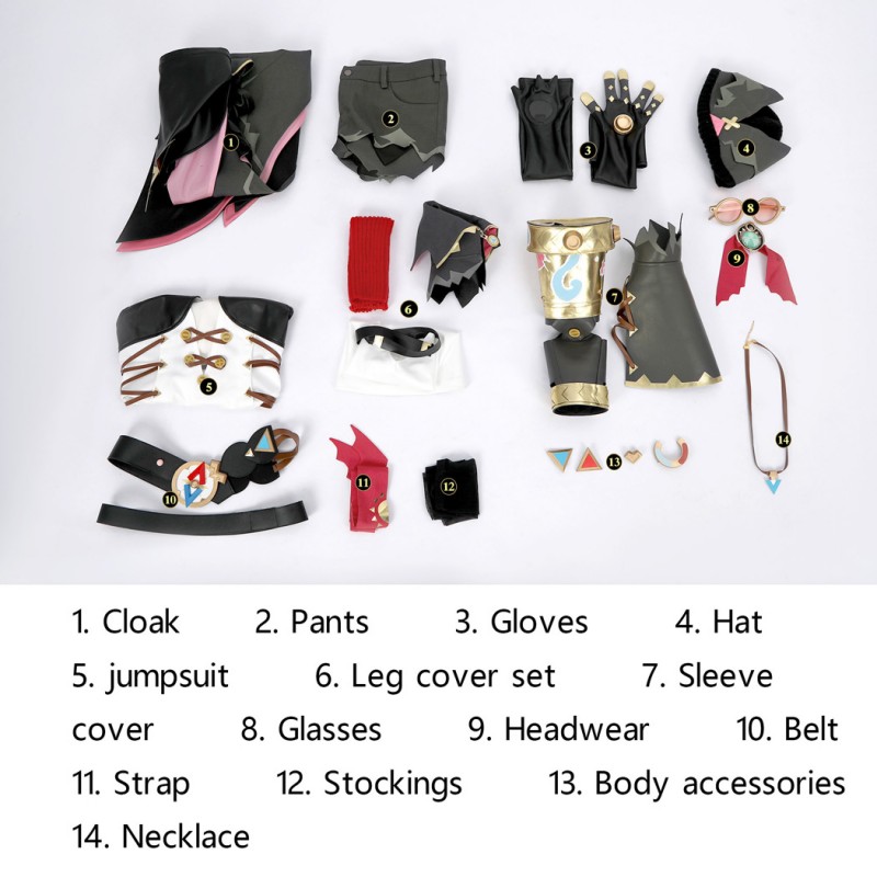 Genshin Impact Jahoda Costume Game Cosplay Suit Women Outfit