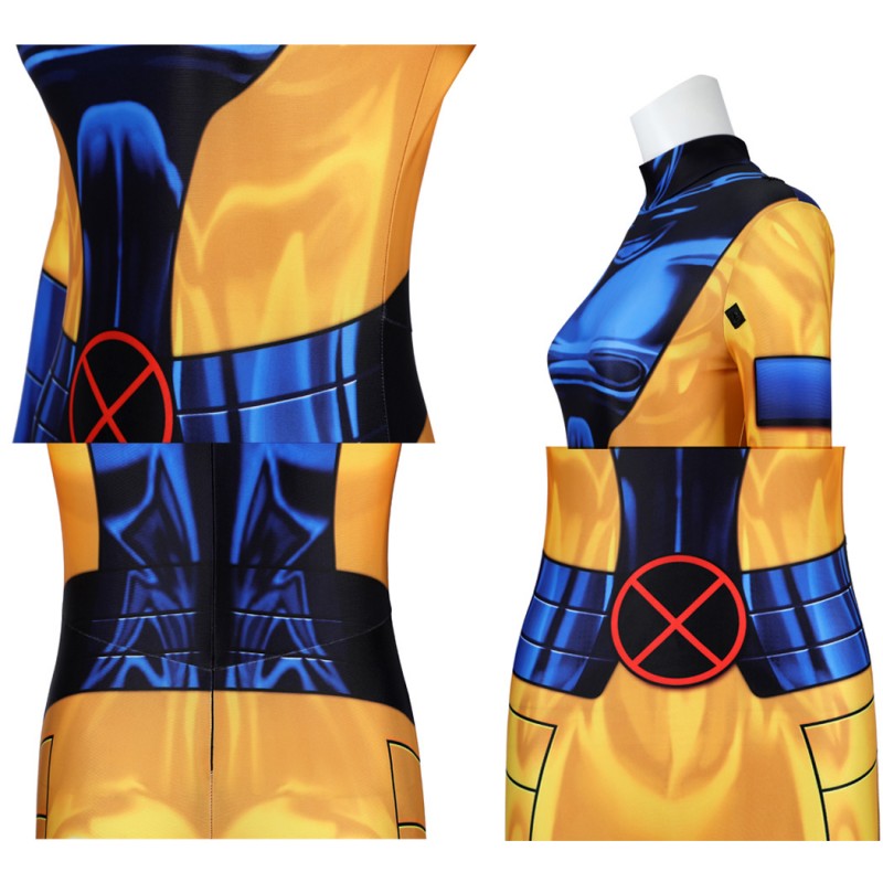 X-Men 97 Jean Grey Jumpsuit Cosplay Costume Summers Phoenix Printed Suit