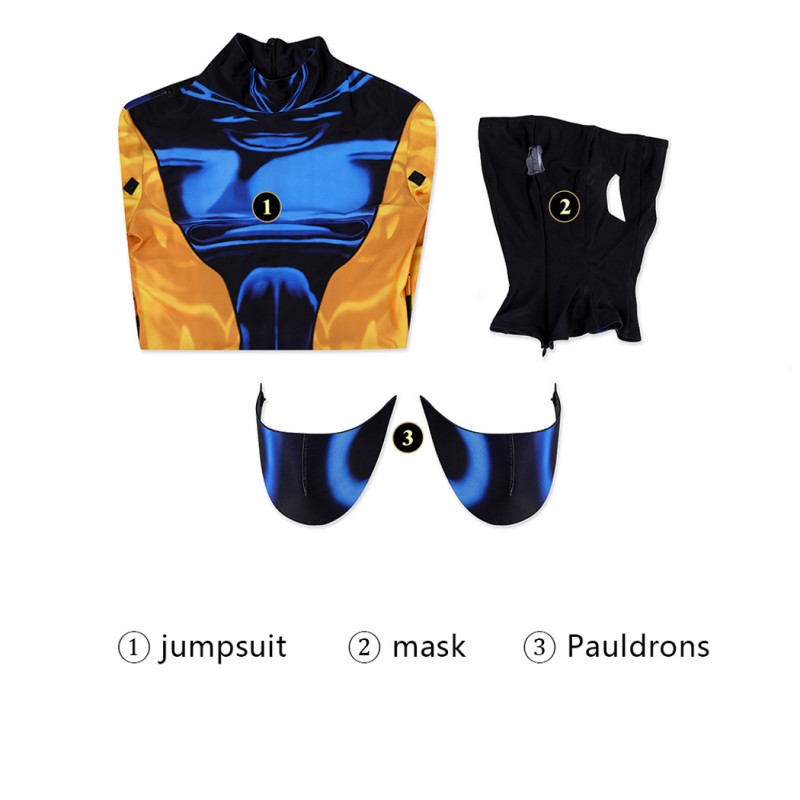 X-Men 97 Jean Grey Jumpsuit Cosplay Costume Summers Phoenix Printed Suit