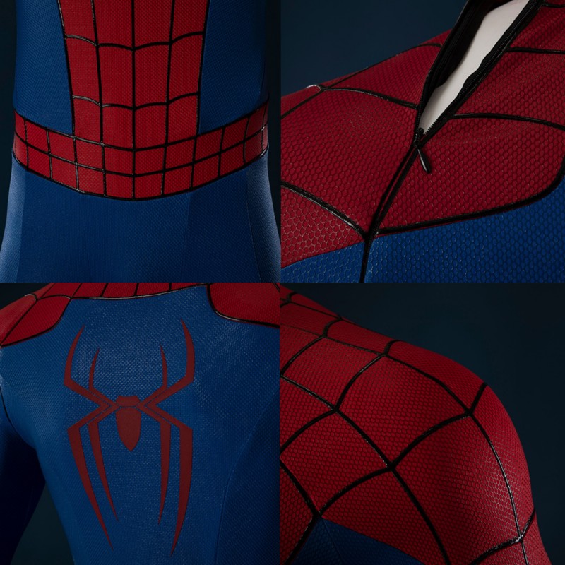 Spider-Man Brand New Day Halloween Suit Peter Parker Cosplay Costume Deluxe Version