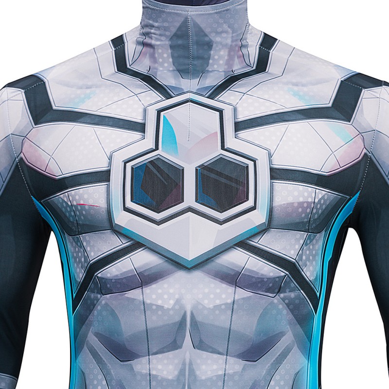 Marvel Rivals Spider-Man Jumpsuit Future Foundation Cosplay Costume Printed Suit