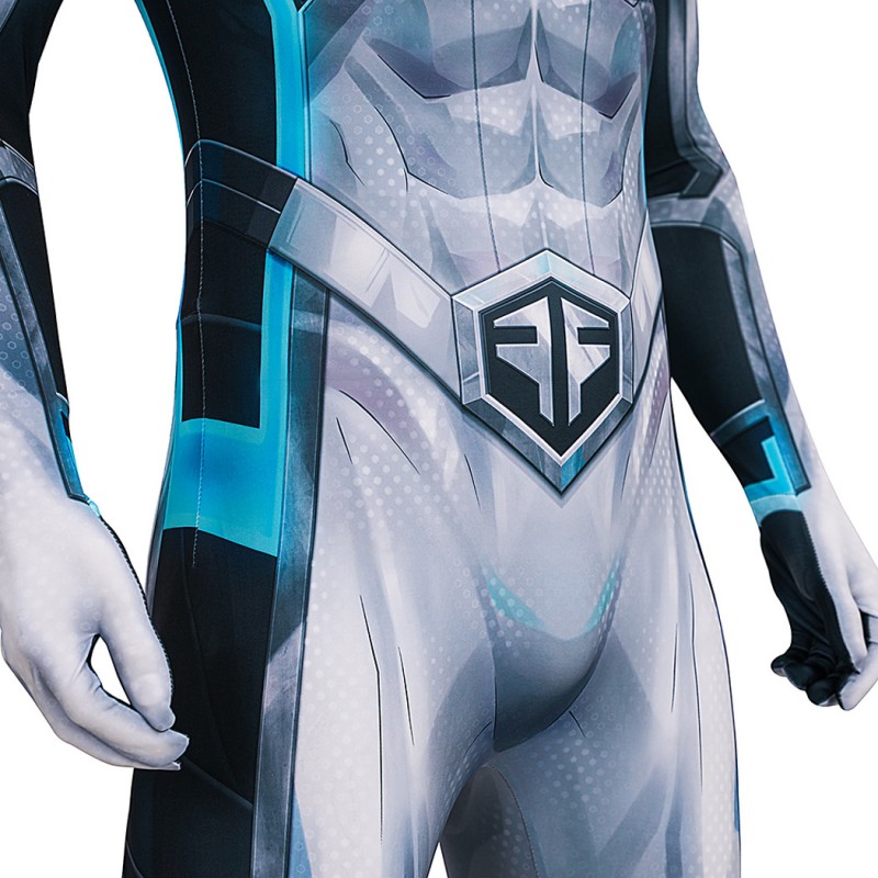 Marvel Rivals Spider-Man Jumpsuit Future Foundation Cosplay Costume Printed Suit