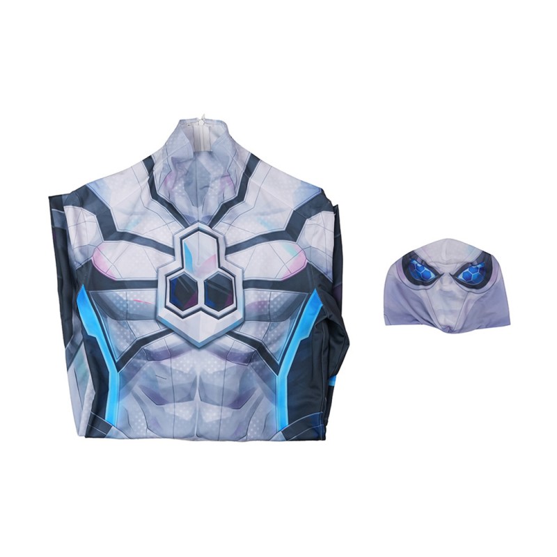 Marvel Rivals Spider-Man Jumpsuit Future Foundation Cosplay Costume Printed Suit