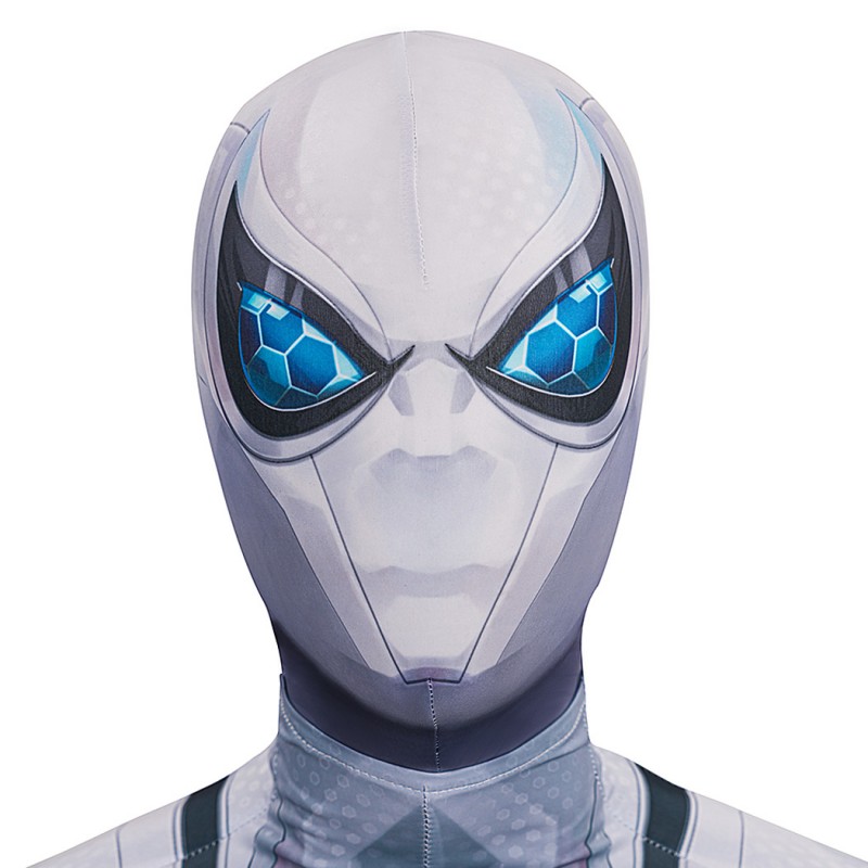 Marvel Rivals Spider-Man Jumpsuit Future Foundation Cosplay Costume Printed Suit