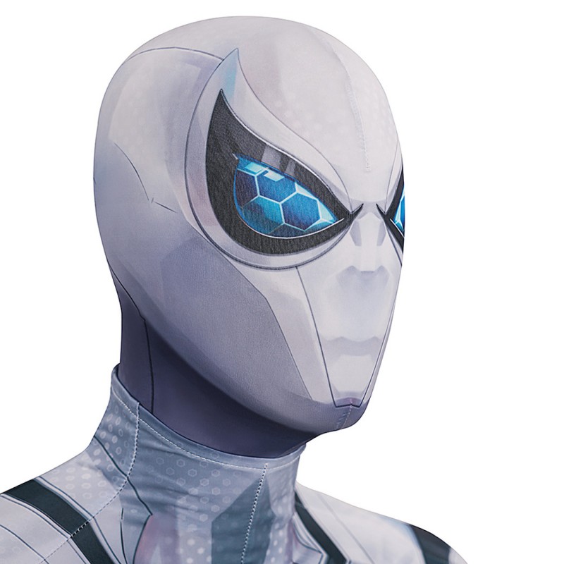 Marvel Rivals Spider-Man Jumpsuit Future Foundation Cosplay Costume Printed Suit