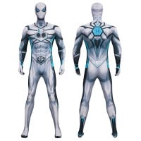 Marvel Rivals Spider-Man Jumpsuit Future Foundation Cosplay Costume Printed Suit