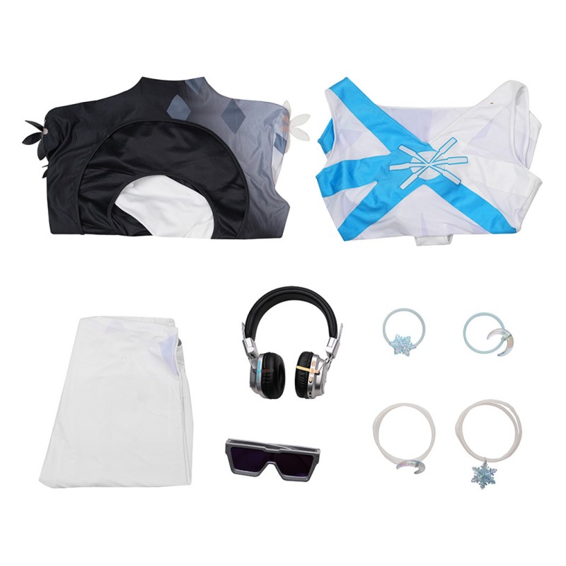 Marvel Rivals Luna Snow Cosplay Costume Seol Hee Halloween Suit