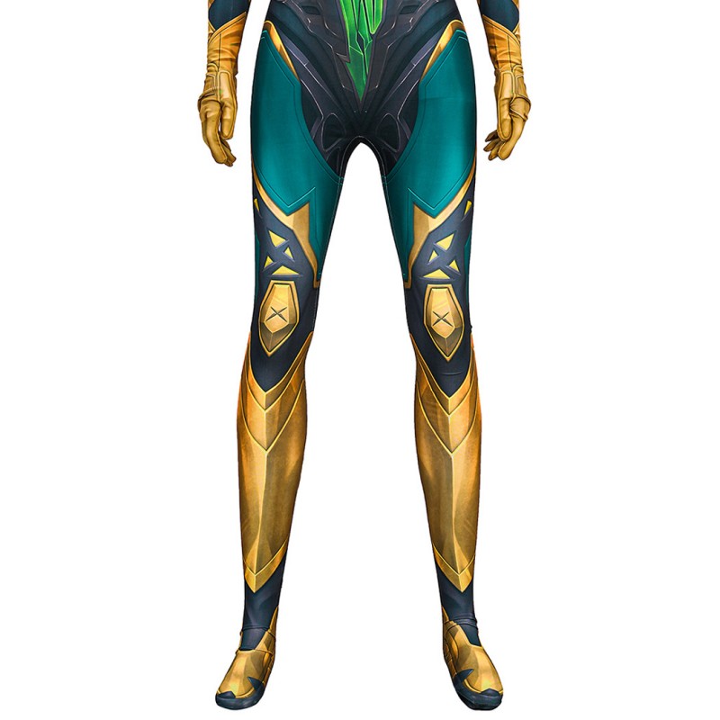 Marvel Rivals Phoenix Jumpsuit Jean Grey Cosplay Costume Printed Suit