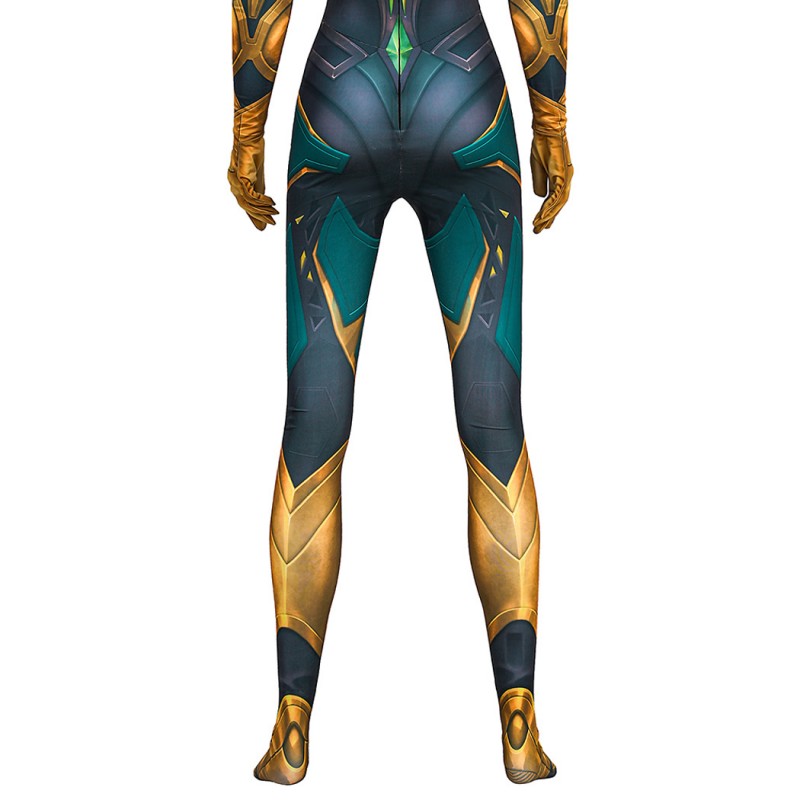 Marvel Rivals Phoenix Jumpsuit Jean Grey Cosplay Costume Printed Suit