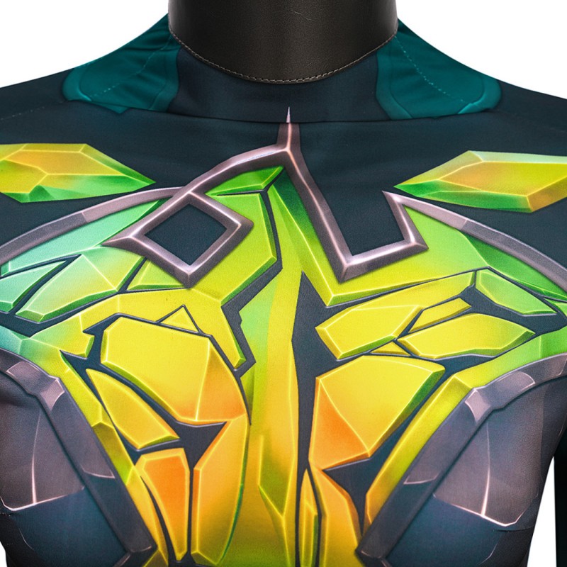 Marvel Rivals Phoenix Jumpsuit Jean Grey Cosplay Costume Printed Suit