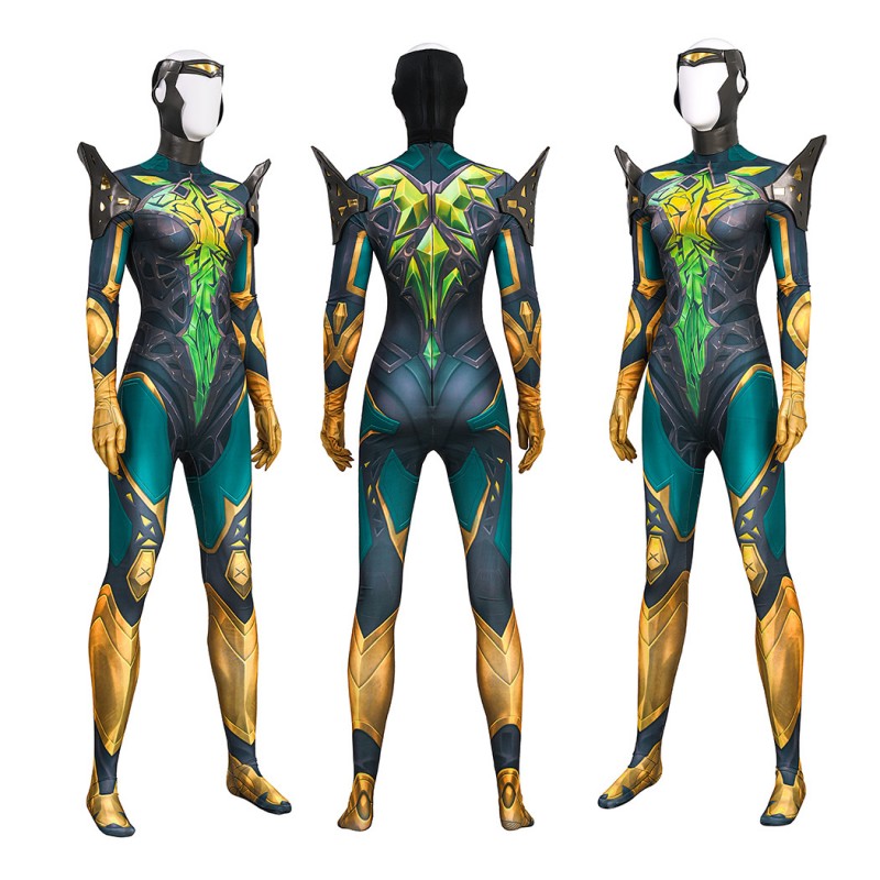 Marvel Rivals Phoenix Jumpsuit Jean Grey Cosplay Costume Printed Suit