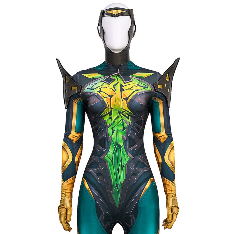 Marvel Rivals Phoenix Jumpsuit Jean Grey Cosplay Costume Printed Suit