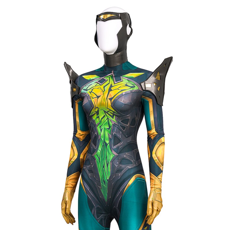 Marvel Rivals Phoenix Jumpsuit Jean Grey Cosplay Costume Printed Suit