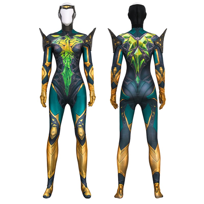 Marvel Rivals Phoenix Jumpsuit Jean Grey Cosplay Costume Printed Suit