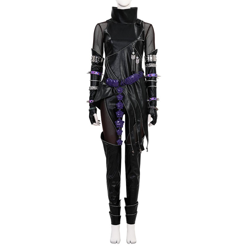 Kpop Mira Cosplay Costume Leather Jacket Women Halloween Suit