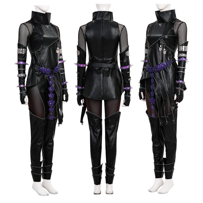 Kpop Mira Cosplay Costume Leather Jacket Women Halloween Suit