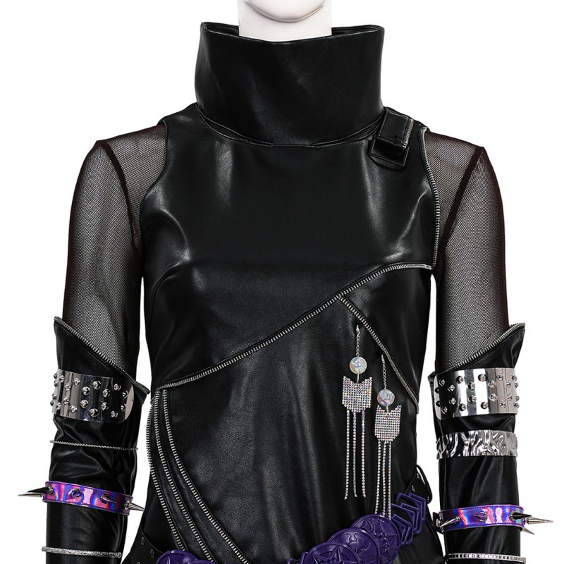 Kpop Mira Cosplay Costume Leather Jacket Women Halloween Suit