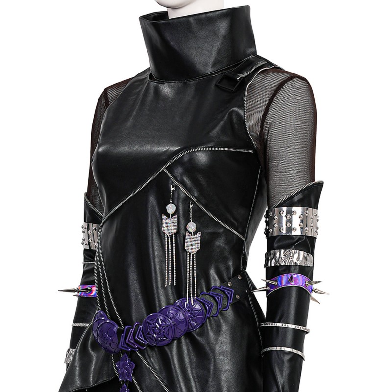 Kpop Mira Cosplay Costume Leather Jacket Women Halloween Suit