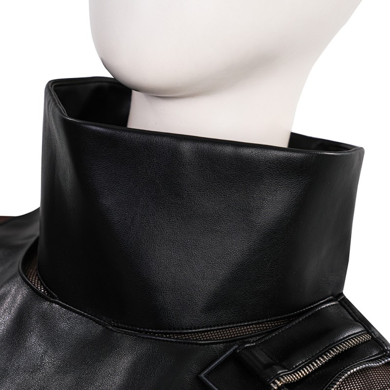 Kpop Mira Cosplay Costume Leather Jacket Women Halloween Suit