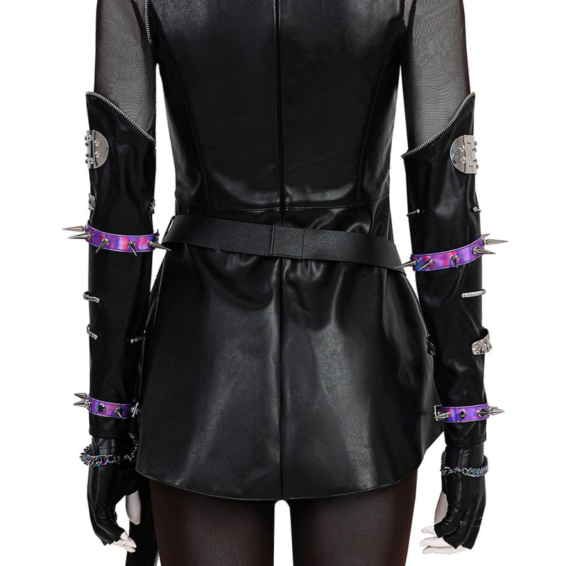 Kpop Mira Cosplay Costume Leather Jacket Women Halloween Suit