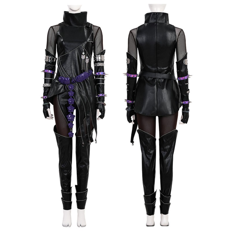 Kpop Mira Cosplay Costume Leather Jacket Women Halloween Suit