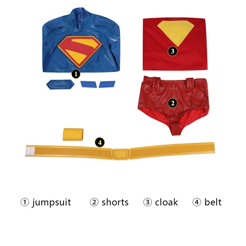 Clark Kent Legacy Cosplay Costume David Corenswet Deluxe Suit