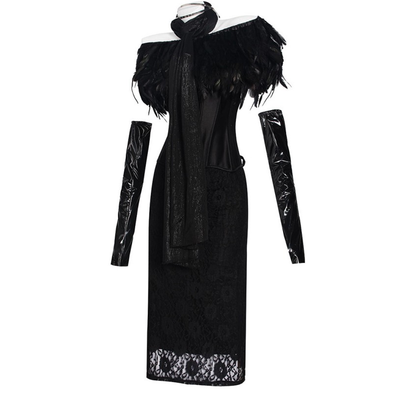 Padmé Amidala Costume Star Wars Cosplay Suit Women Black Dress Outfit